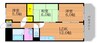 第３北村マンション 3LDKの間取り
