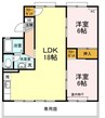 マルベリーM　Ｂ棟 2LDKの間取り
