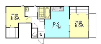 間取図 Calm　Hills　5番館