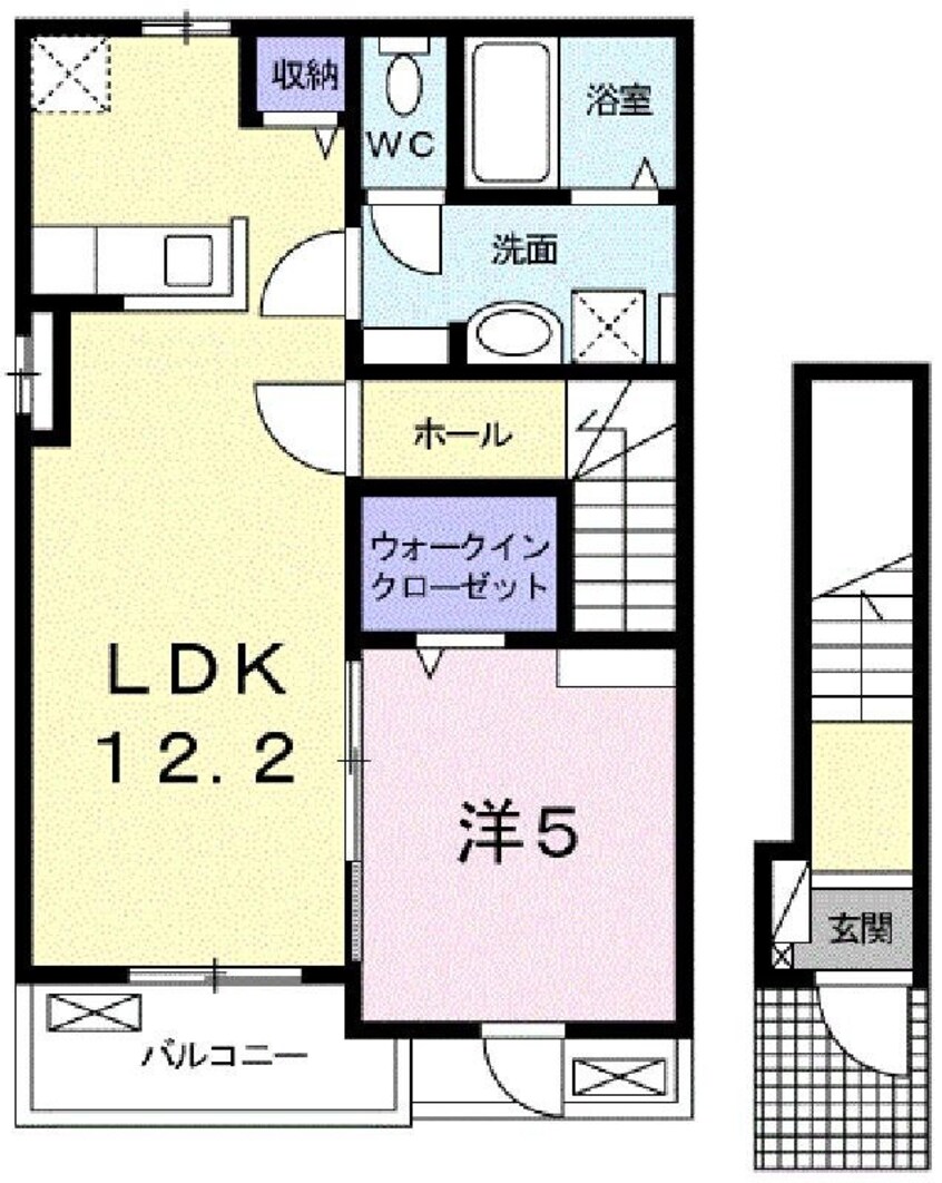 間取図 サンシャイン　富浜Ⅰ