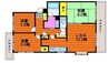 コープ野村伊島コートハウス 3LDKの間取り