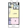 アバンツァート 1LDKの間取り
