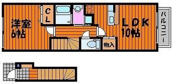 間取図 アル・カン・シェル　Ａ