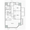 ライオンズタワー岡山表町 2LDKの間取り