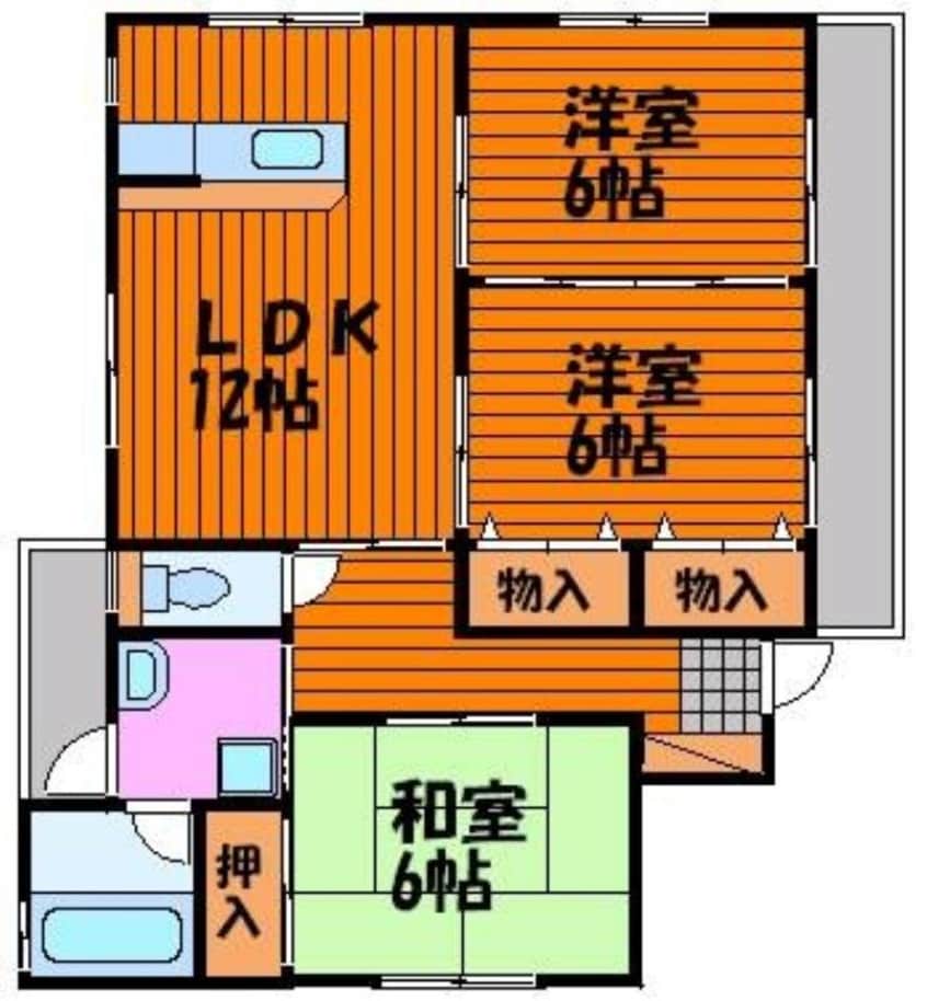 間取図 フラワーハイツⅤ