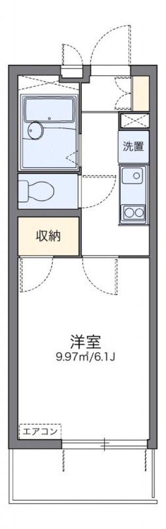 間取図 レオパレスアステック　Ⅱ