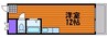 ふぁみーゆ旭川 1Kの間取り