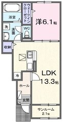 ハーレー　岡山Ⅰの間取図