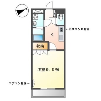 間取図 メゾン　ド　シュガー