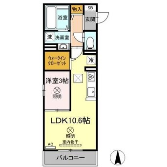 間取図 カーサフェリス