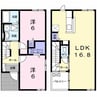 ベル　アルモニー 2LDKの間取り