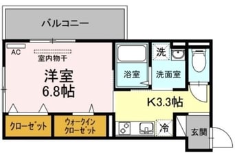間取図 アルシオネ岡山駅西