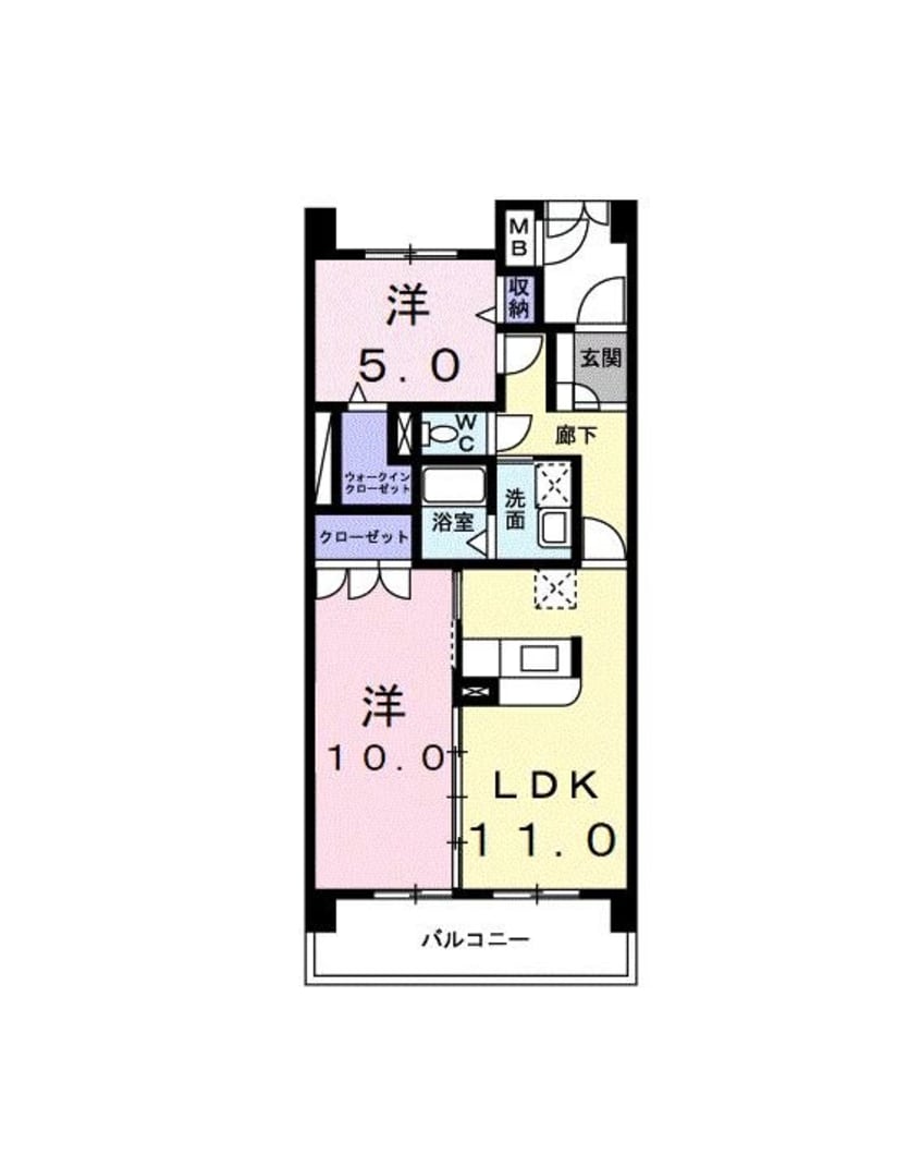 間取図 エクセレント・ヴィラ