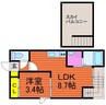 GRANDTIC ICHIGO 1LDKの間取り
