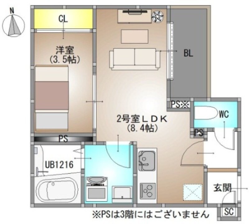 間取り図 REGALEST　TSUBAKI