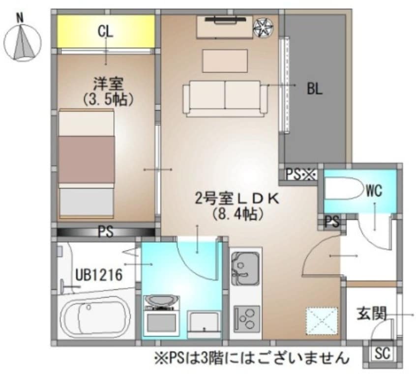 間取図 REGALEST　TSUBAKI