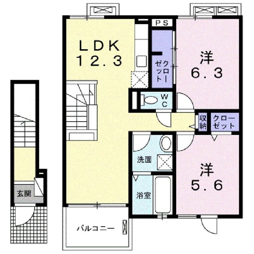間取図 ラ・ビシュー