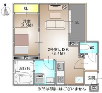 間取図 REGALEST　TSUBAKI