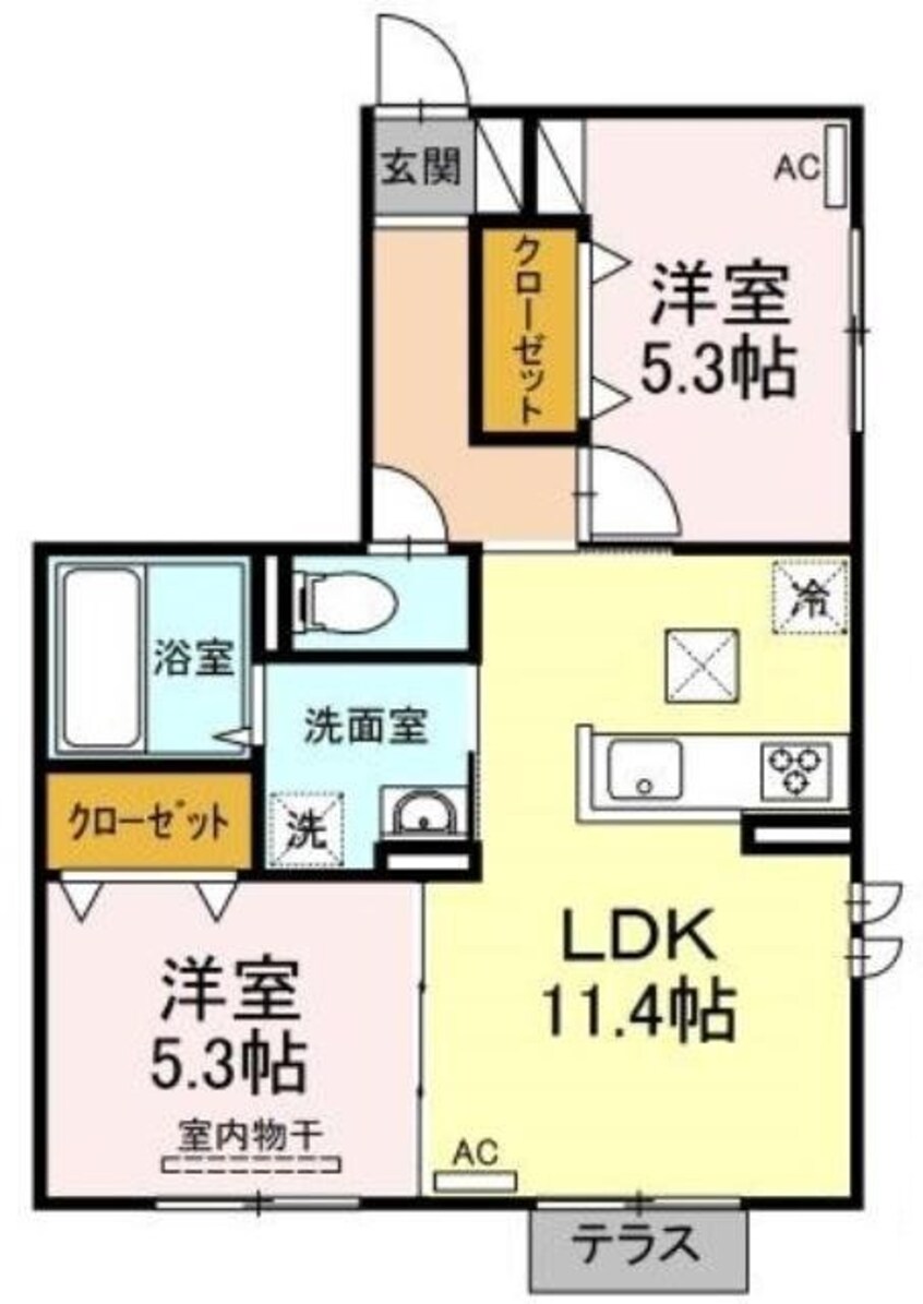 間取図 パルティール