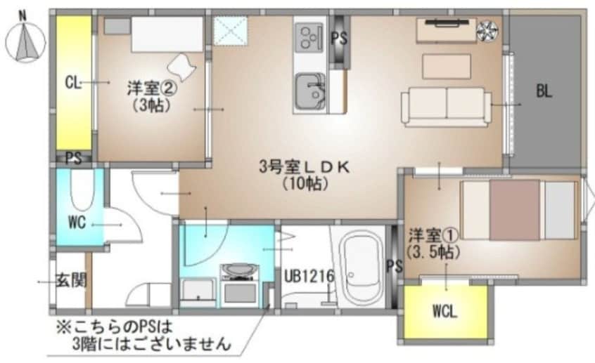 間取図 REGALEST　TSUBAKI