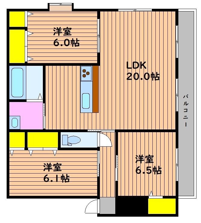 間取り図 ベンビレッジ平田西公園