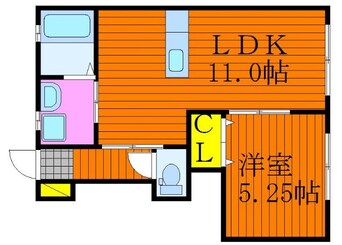 間取図 フォレスト平野　東棟