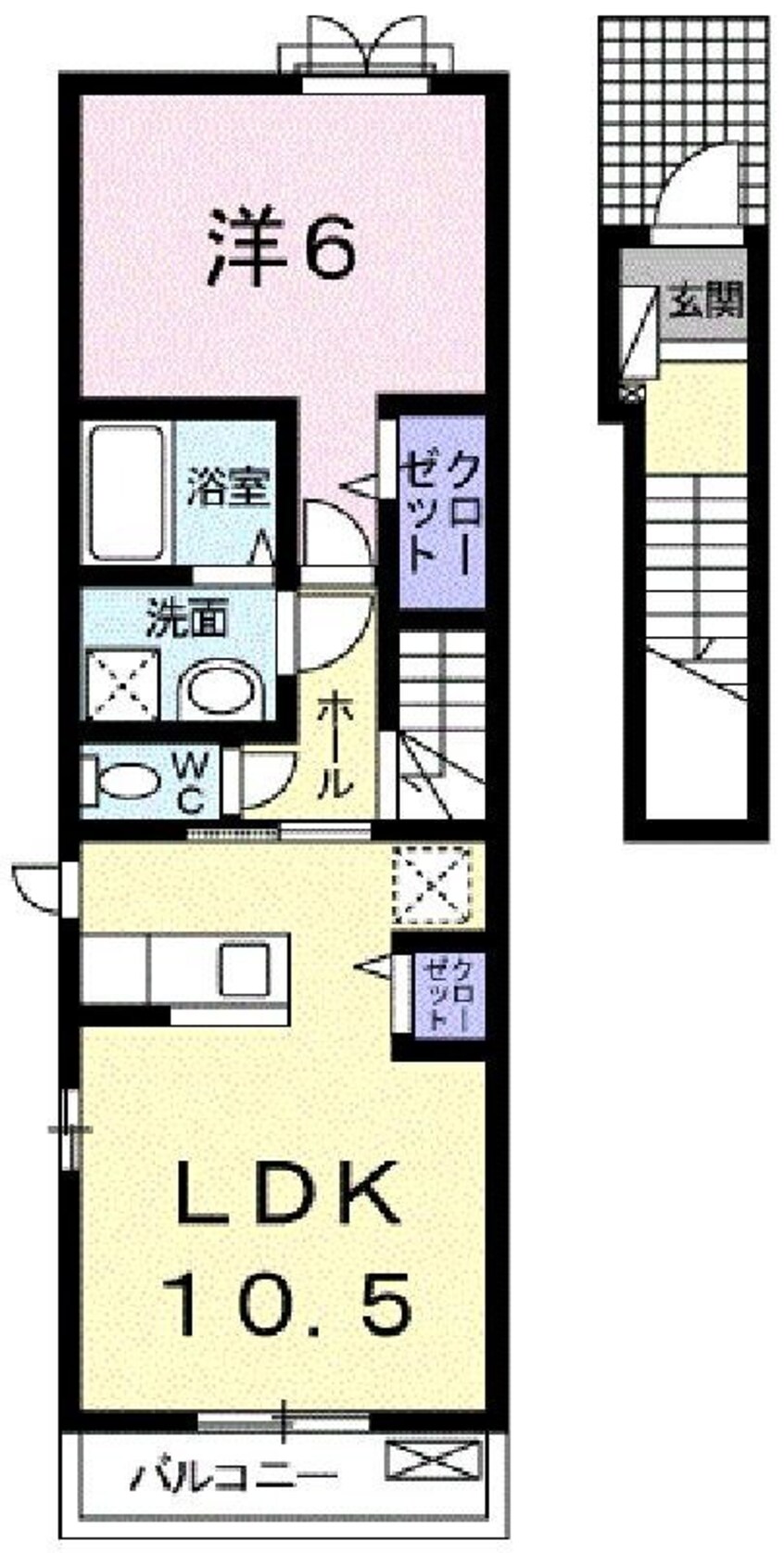 間取図 カーサ　ヴィオラ　２