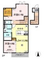 ナイス二番館 2LDKの間取り