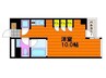 シャインコート岡南町 1Rの間取り