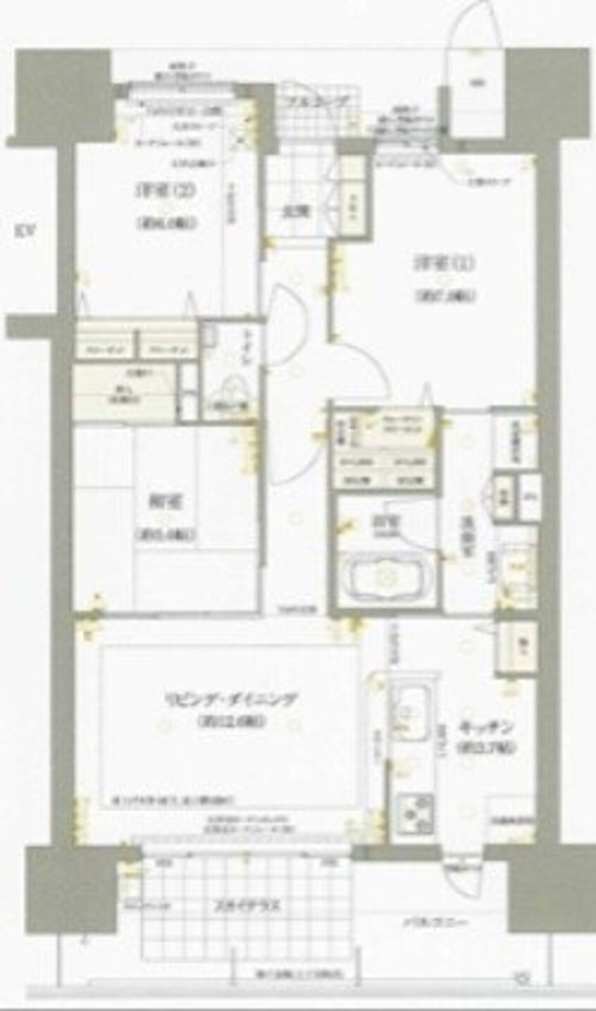 間取図 ロイヤルガーデンタワー岡山幸町