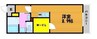 Regalo 青江 1Kの間取り