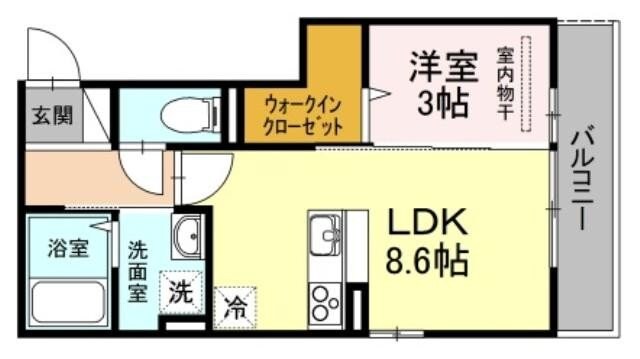 間取り図 ウィング　Ａ棟