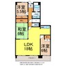 ベルトピア新居浜 3LDKの間取り