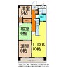 大成マンション 3LDKの間取り