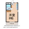 三弘ハイツ 1Kの間取り
