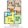フォブール久松 3DKの間取り