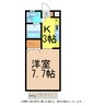 ＪＯＹパラッツォ 1Kの間取り