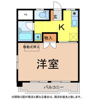間取図 石川マンション５