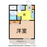 石川マンション５ 1Kの間取り