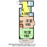 マルイハイビスカス 2Kの間取り