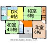 田中借家（新堀） 3DKの間取り