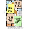 田中借家（西条小前） 3DKの間取り