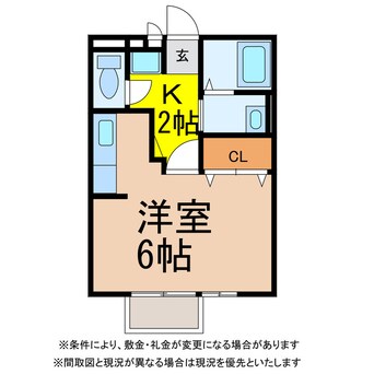 間取図 富久屋ハイツ２