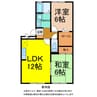 レジデンス・タケカタ 2LDKの間取り