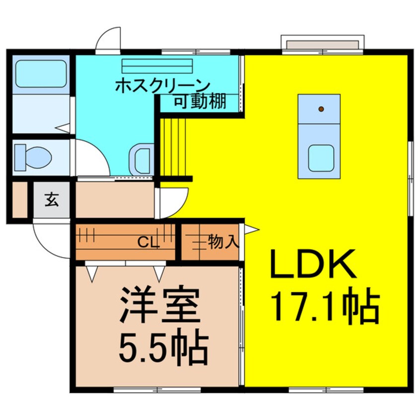 間取図 フレグランス高橋