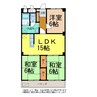 メイビス白石 3LDKの間取り