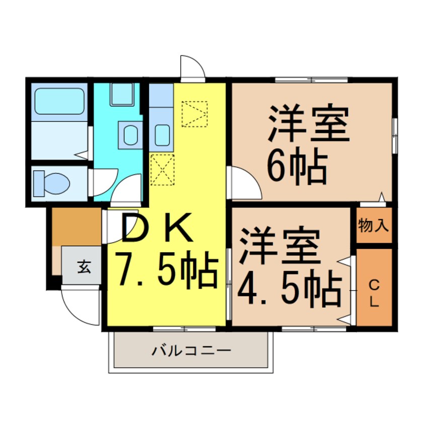 間取図 それいゆＫ