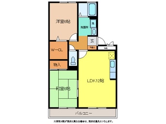 間取図 セゾン・ヴェールⅡ