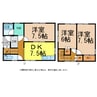 わかくさグリーンハイツ 3DKの間取り