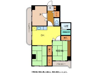 間取図 グランドハイツ西条